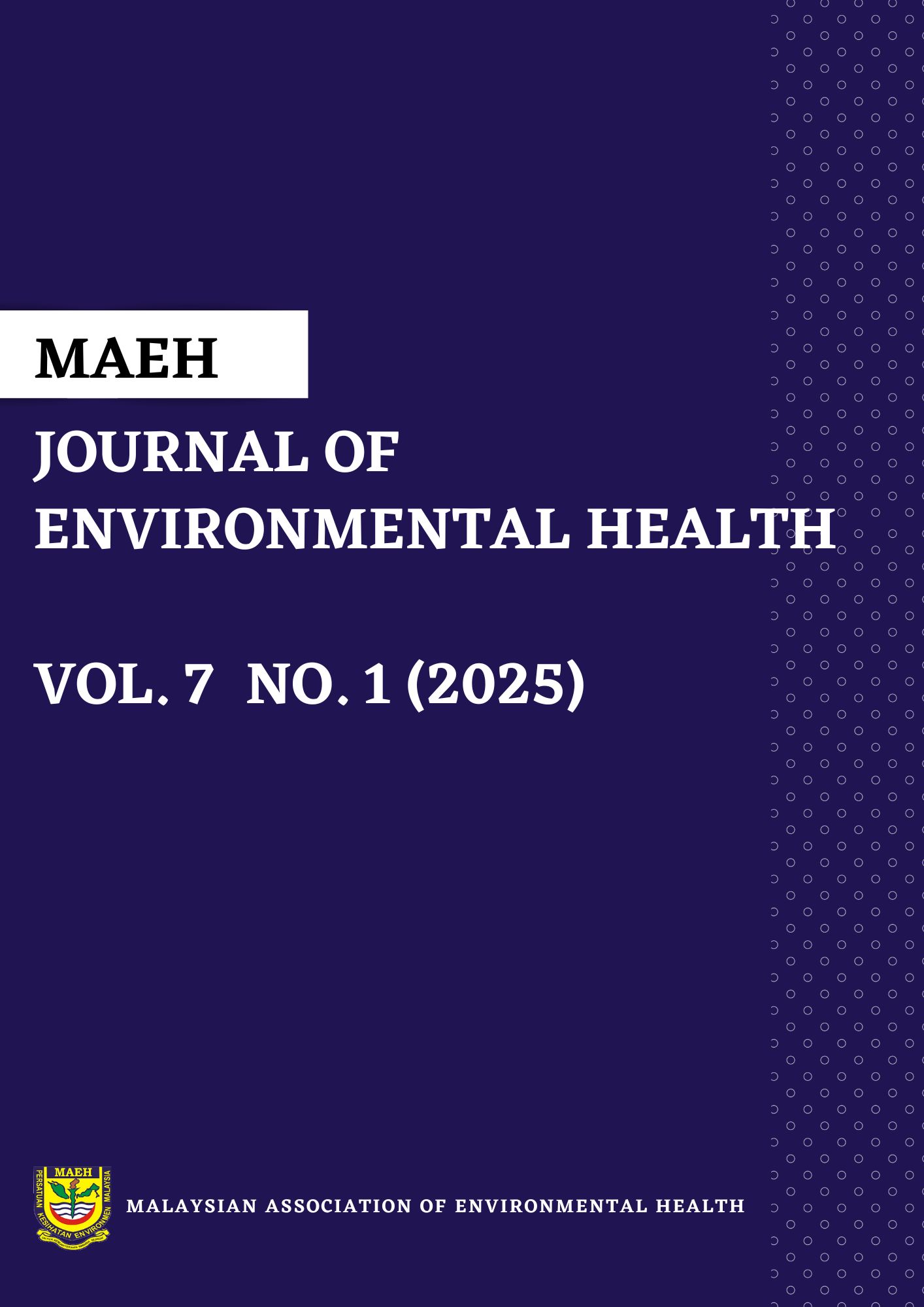 View Vol. 7 No. 1 (2025): MAEH Journal of Environmental Health
